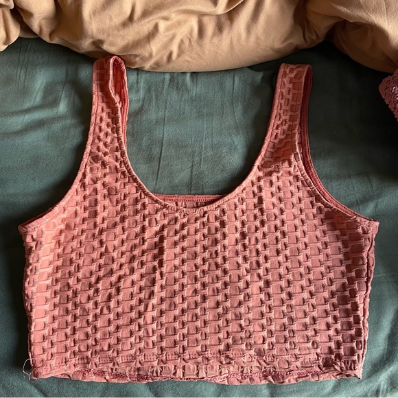 CHARLOTTE RUSSE - Women’s - Rust Orange - Stretchy Square-neck Brami Brami - Picture 2 of 4